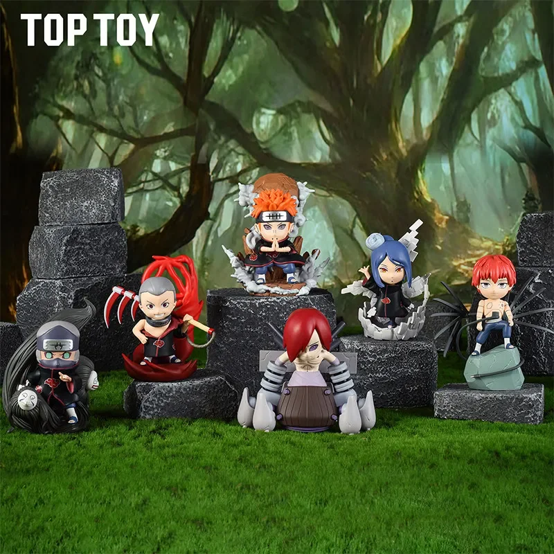 

TOPTOY Naruto Akatsuki Series Trendy Blind Box Guess Bag Desktop Decoration Blind Bag Toys Anime Figure Cute Model Gift Girl