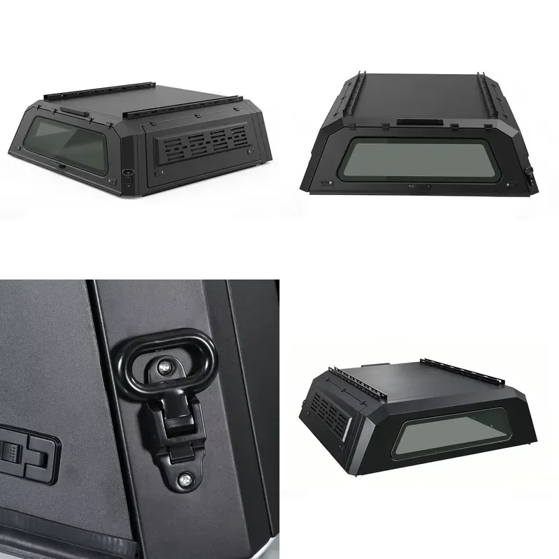 for Off-road fittings Aluminum Hard Canopy with Side Door and Safety Locking System