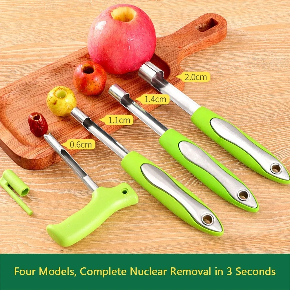 Gifts Stainless Steel Fruit Pitter Core Remover Seed Remover Apple Core Remover Fruit Corer Kitchen Gadgets
