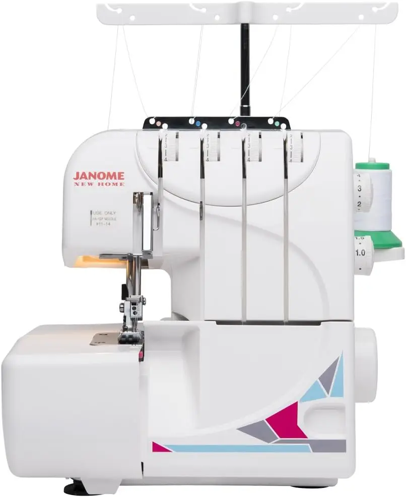 

MOD-8933 Serger with Lay-In Threading, 3 and 4 Thread Convertible with Differential Feed WHITE