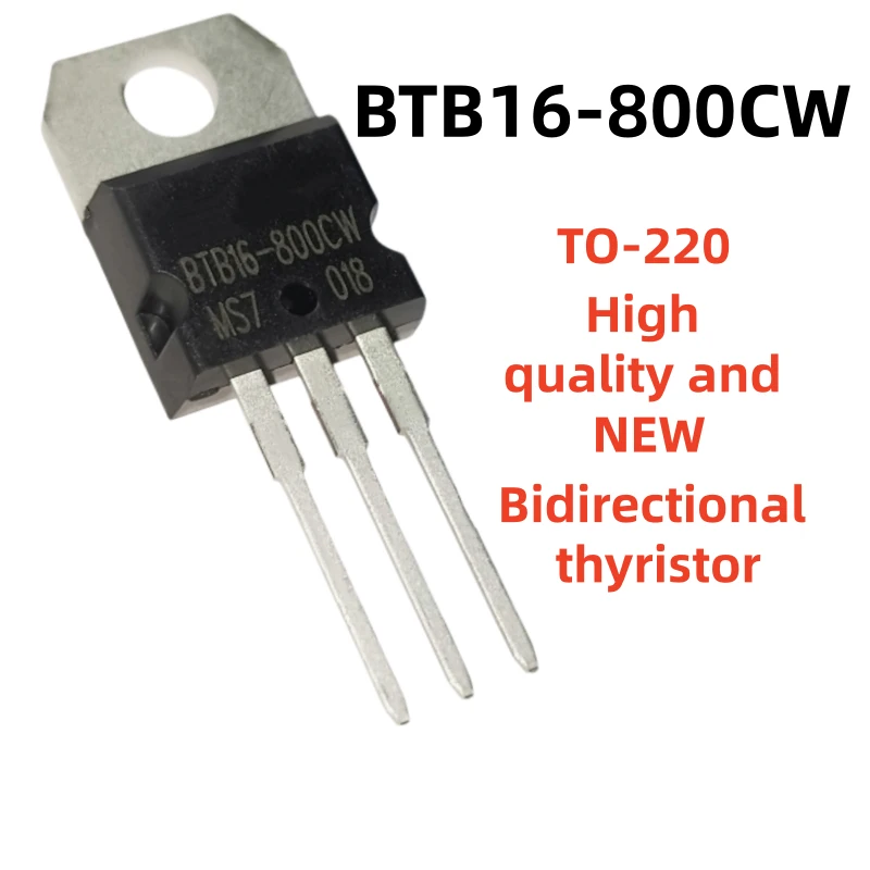 10Pcs TO-220 BTB16-1000B BTB16-700CW BTB16-800B BTB16-800BW BTB16-800C BTB16-800CW BTB20-600B BTB20-600BW BTB20-600C BTB20-600CW