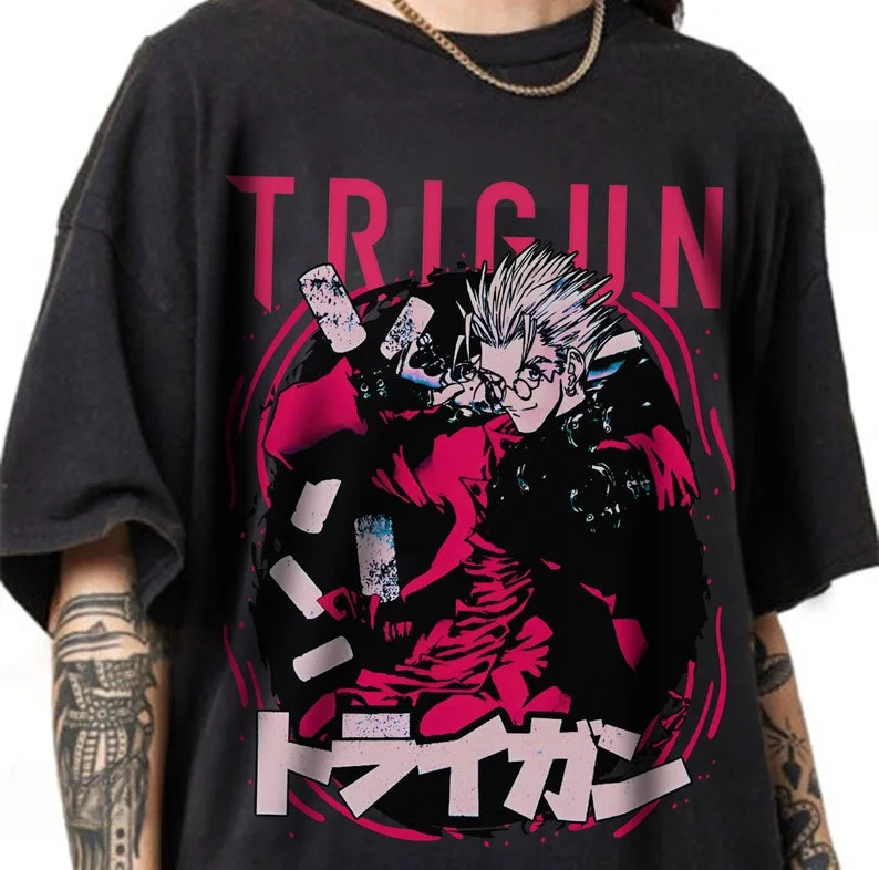 

Trigun T-shirt, Inspired Anime Vash the Stampede T-shirt