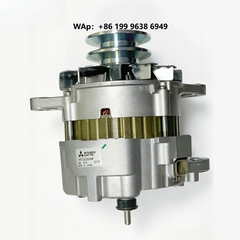 Generator ME049320 A4TU9286AM for SANY SY215 Excavator  4M50 Engine Spare Parts SANY Excavator Alternator