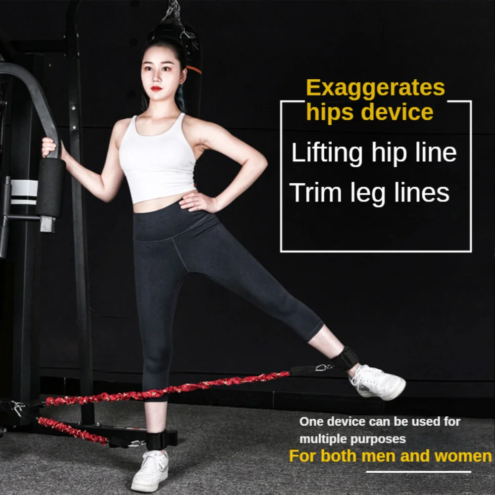 1 set Training Resistance Band Leg Hip Power Strengthen Pull Rope Belt System Cable Machine Gym Home Workout Fitness Equipment