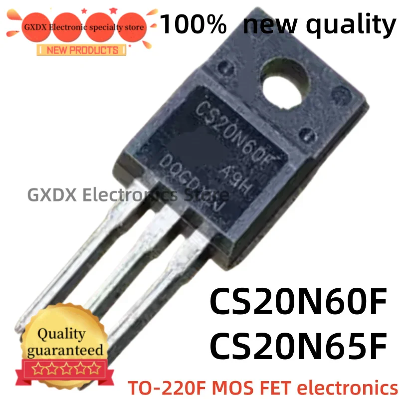 10-20Uds 100% new quality TO-220F 20A 650V 600V CS20N65FA9H CS20N65F 20N65 CS20N60FA9H CS20N60F 20N60 220F MOSFET electronics
