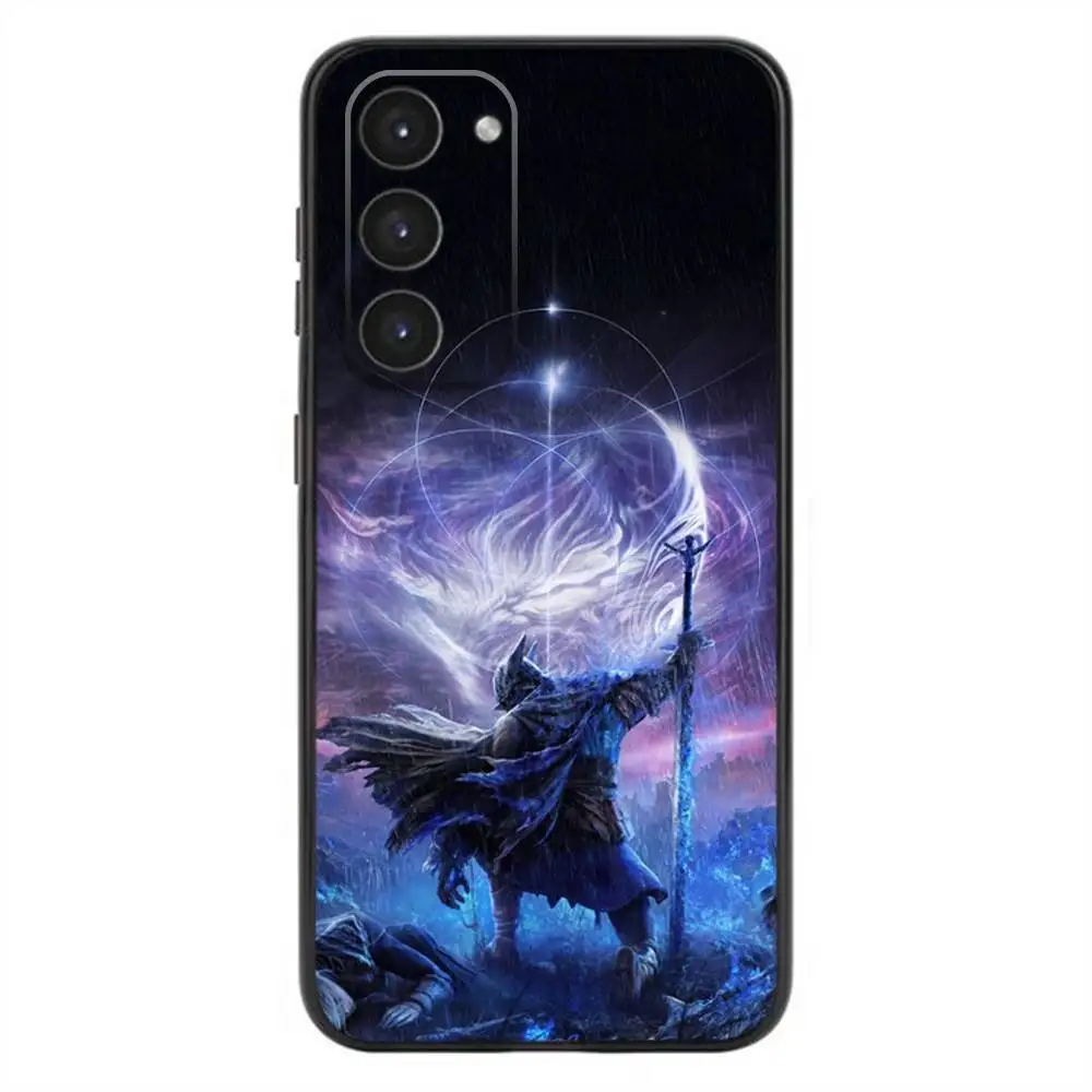Funda de teléfono Hot Games E-Eldens R-Rings para Samsung Galaxy A20,21s,22,31,32,52,53,72,73,80,91 funda negra de silicona líquida suave