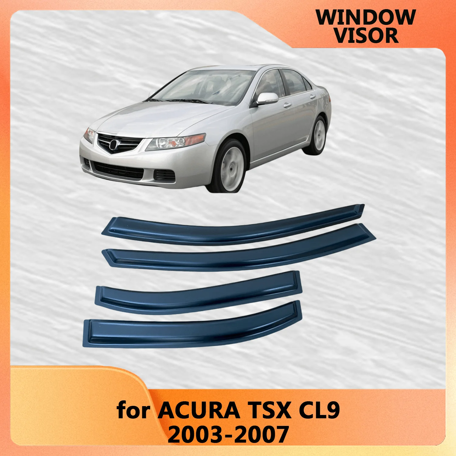 

Оконный козырек для Acura TSX 2003 2004 2005 2006 2007, ветрозащитные дефлекторы, защита от дождя, дверной козырек, вентиляционные шторы, вентиляционный козырек от солнца и дождя