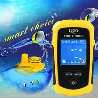 Portable Fish Finder LUCKY FFCW1108-1 Wireless Sonar 120 Meter Range 40 Meter Depth Sensor Fishing LCD Display Fish Finder