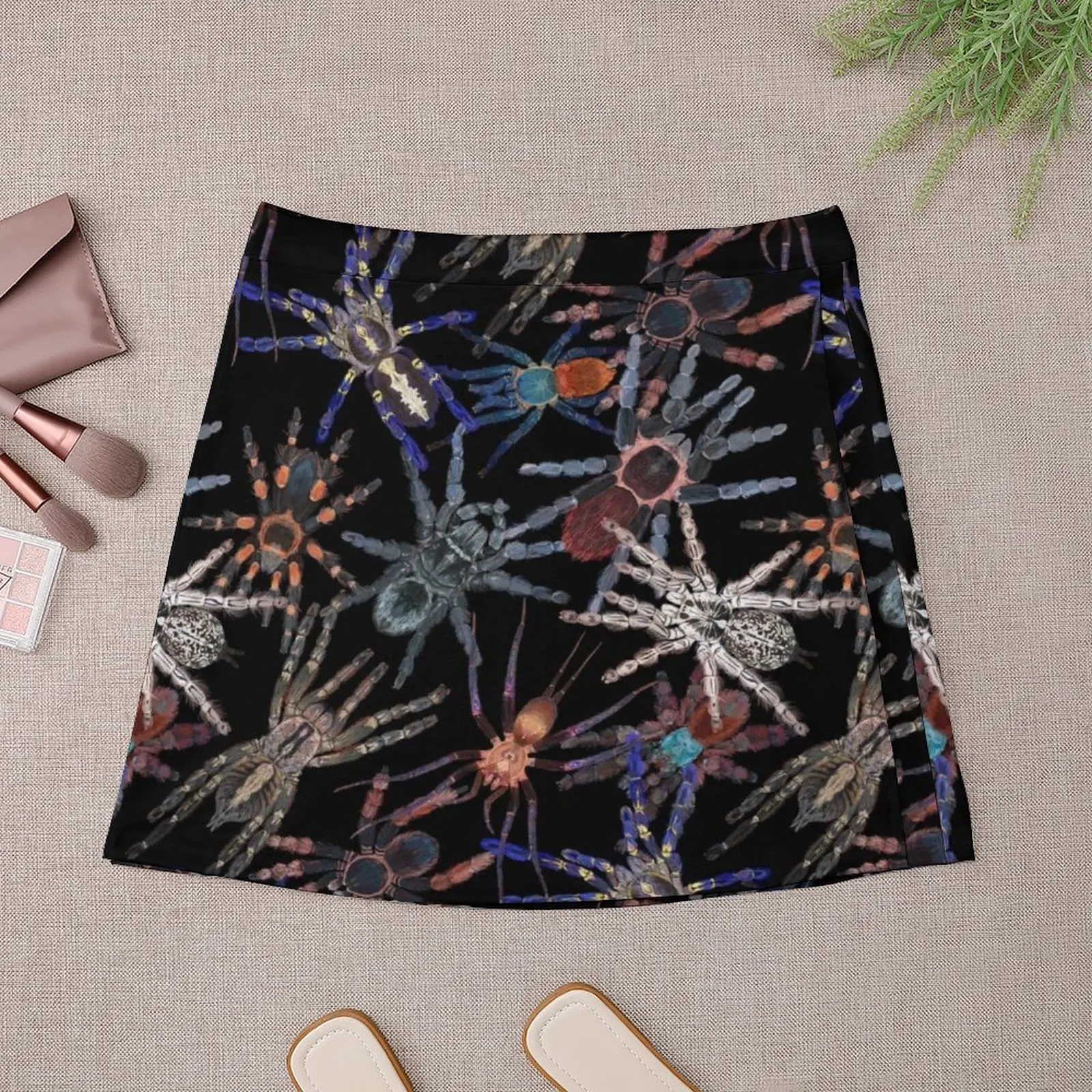 ARACHNID PATTERN Mini Skirt outfit korean style skirts for women 2025 Women's summer skirts Mini Skirt