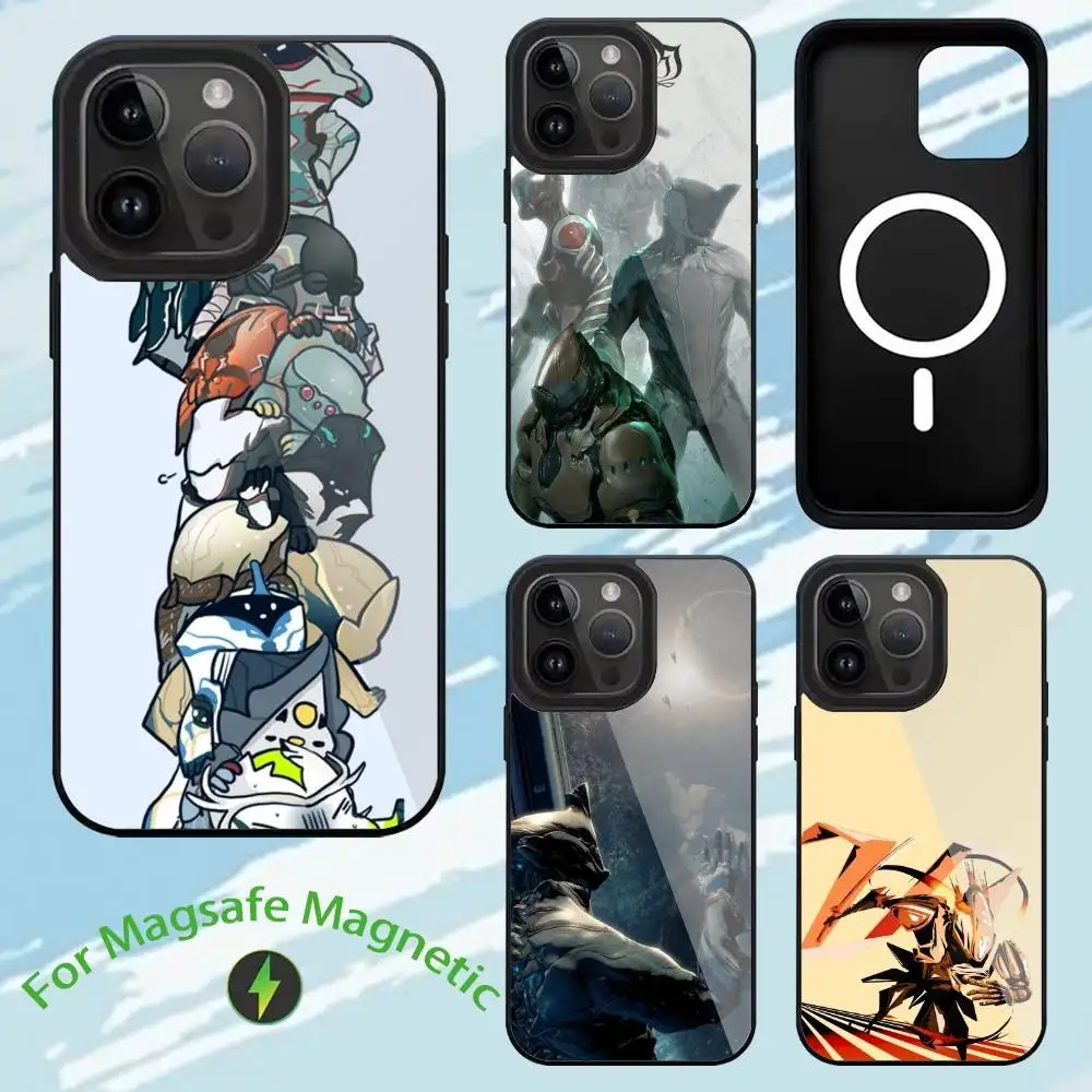 

W-Warframe Phone Case For iPhone17,16,15,14,13,12,11,Plus,Pro,Max For Magsafe Wireless Charging case