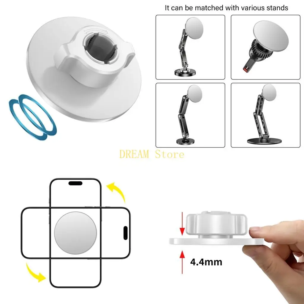 

Многофункциональное 17-миллиметровое шаровое крепление для телефона с быстрой регулировкой, магнитный автомобильный держатель