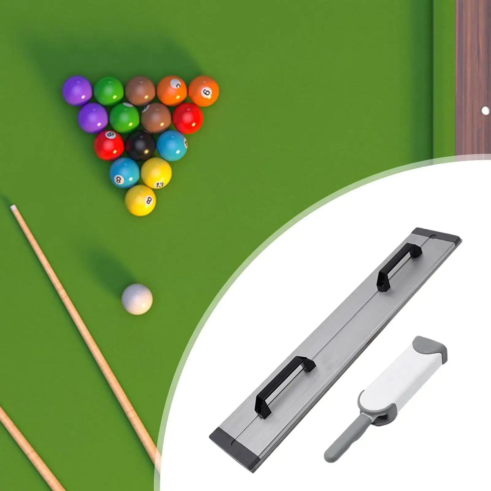 

Billiard Table Surface Baize Cleaner Professional Versatile with 2 Handles
