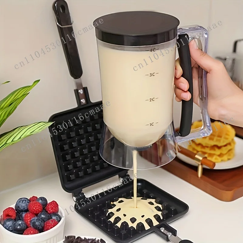 New Batter Dispenser Batter Funnel Cupcake Handheld Dispenser Measuring Cup Baking Tool