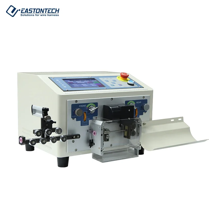 

Полностью автоматическая электрическая машина для резки и зачистки проводов 0,1-6 мм² с сенсорным экраном, оборудование для производства кабелей