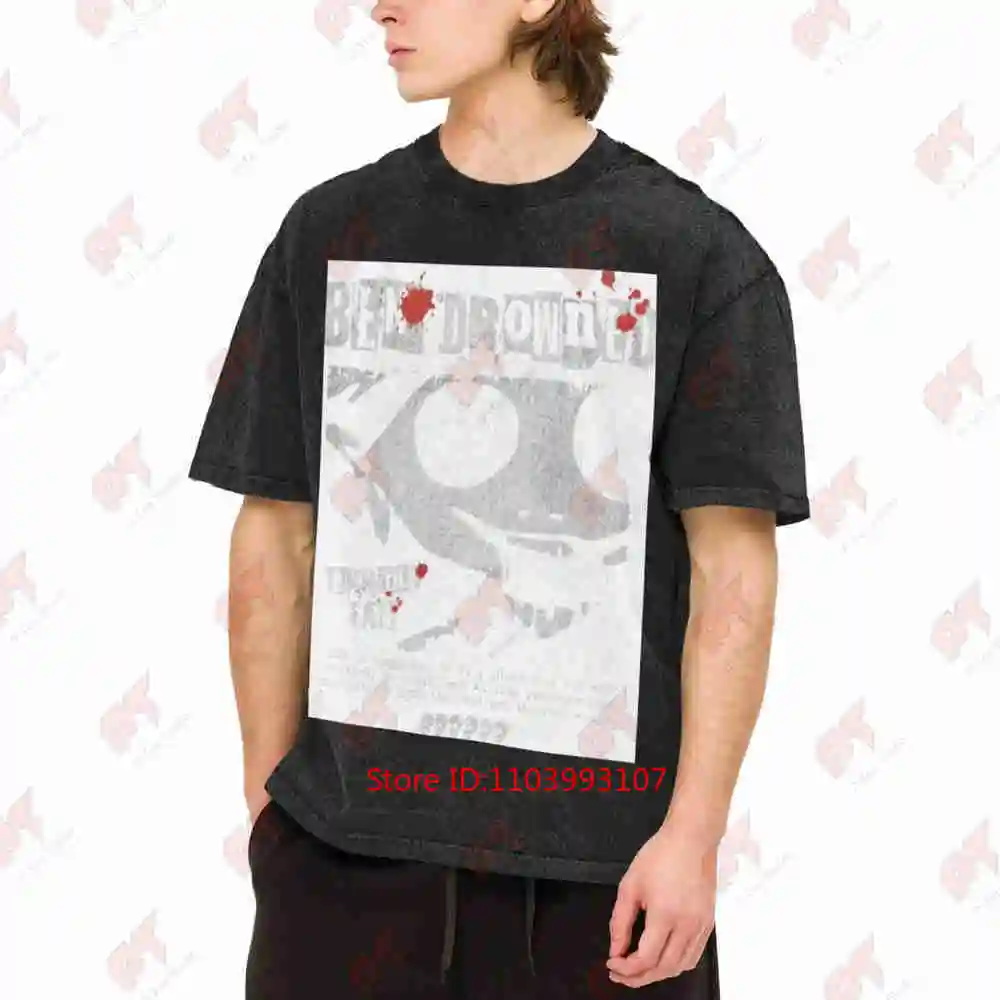 Ben Drowned Creepypasta Horror Vintage Washed Tee Pure Cotton T-Shirt