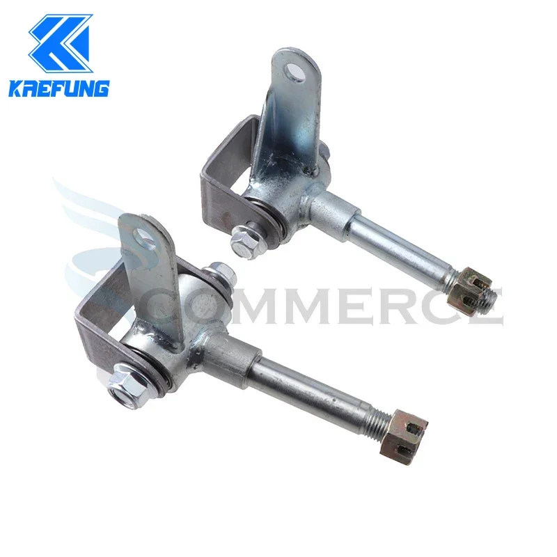 Karting 15mm/17mm Front Wheel Stub Axle Strut Steering Knuckle Spindle Fit For 110cc 125cc 168 200F Go Kart Quad ATV Buggy Parts