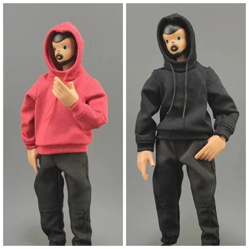 

1/10 Scale Fashion Pullover Hoodie Coat Casual Sportswear Tops Clothes Model COME4ARTS for 7in Male Soldier Action Figure Doll