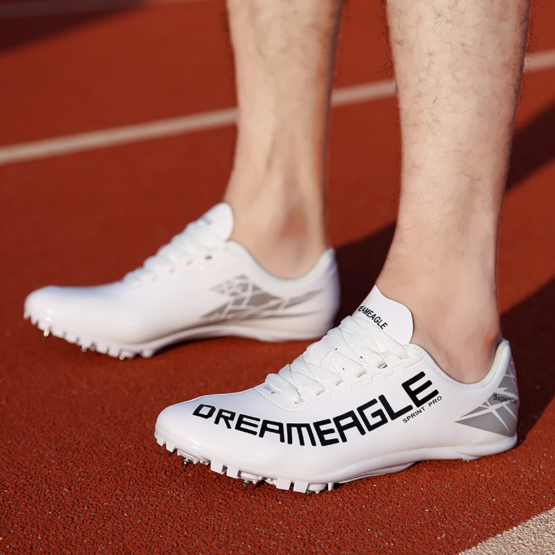 Zapatillas de deporte antideslizantes para hombre, calzado deportivo Unisex para correr, entrenamiento de atletismo, con púas ligeras
