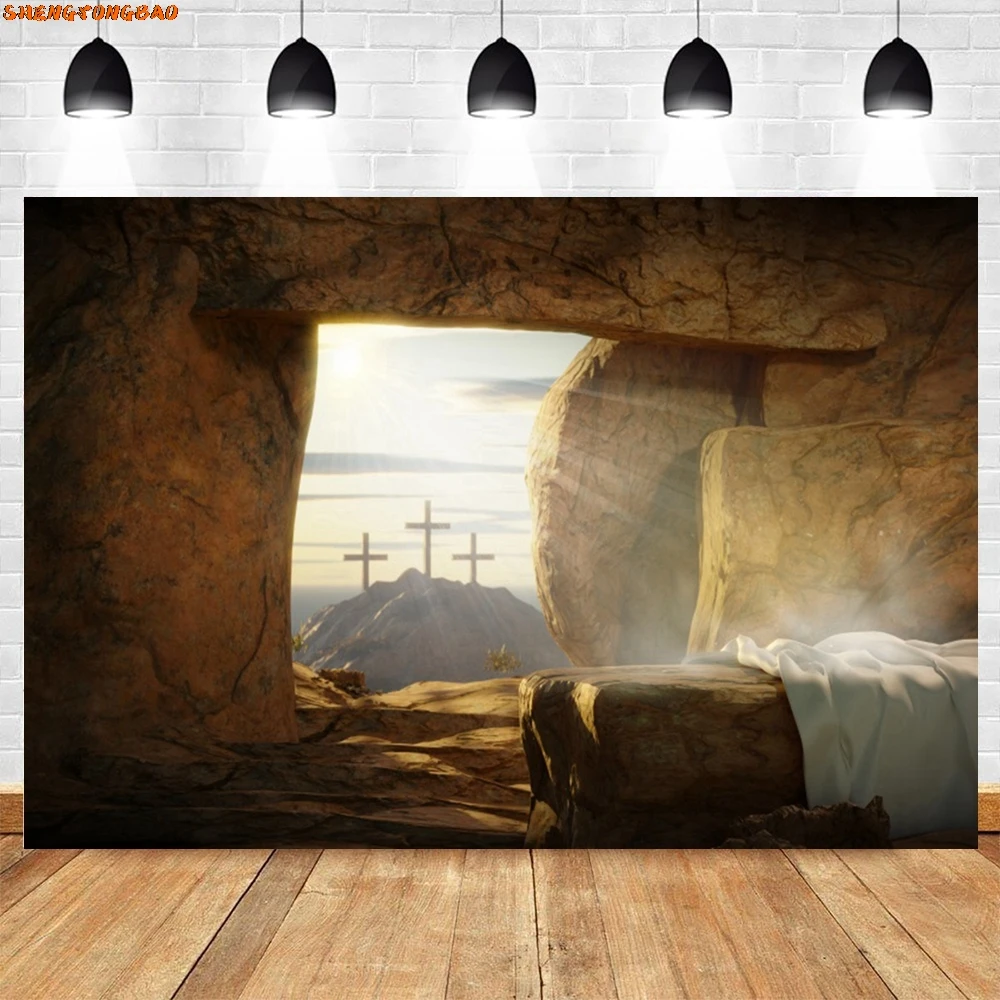 예수 그리스도 십자가 사진 배경 황혼의 일몰 산 자연 장면, 성탄절 성서 부활절 크리스마스 사진 배경