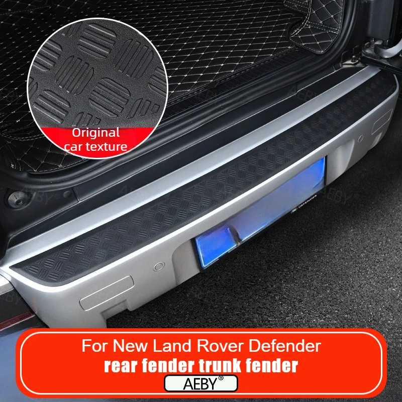 For New Land Rover Defender 2020-2026 Rear bumper protector trunk sill panel anti-scratch,Scratch-resistant ABS trim,Accessory