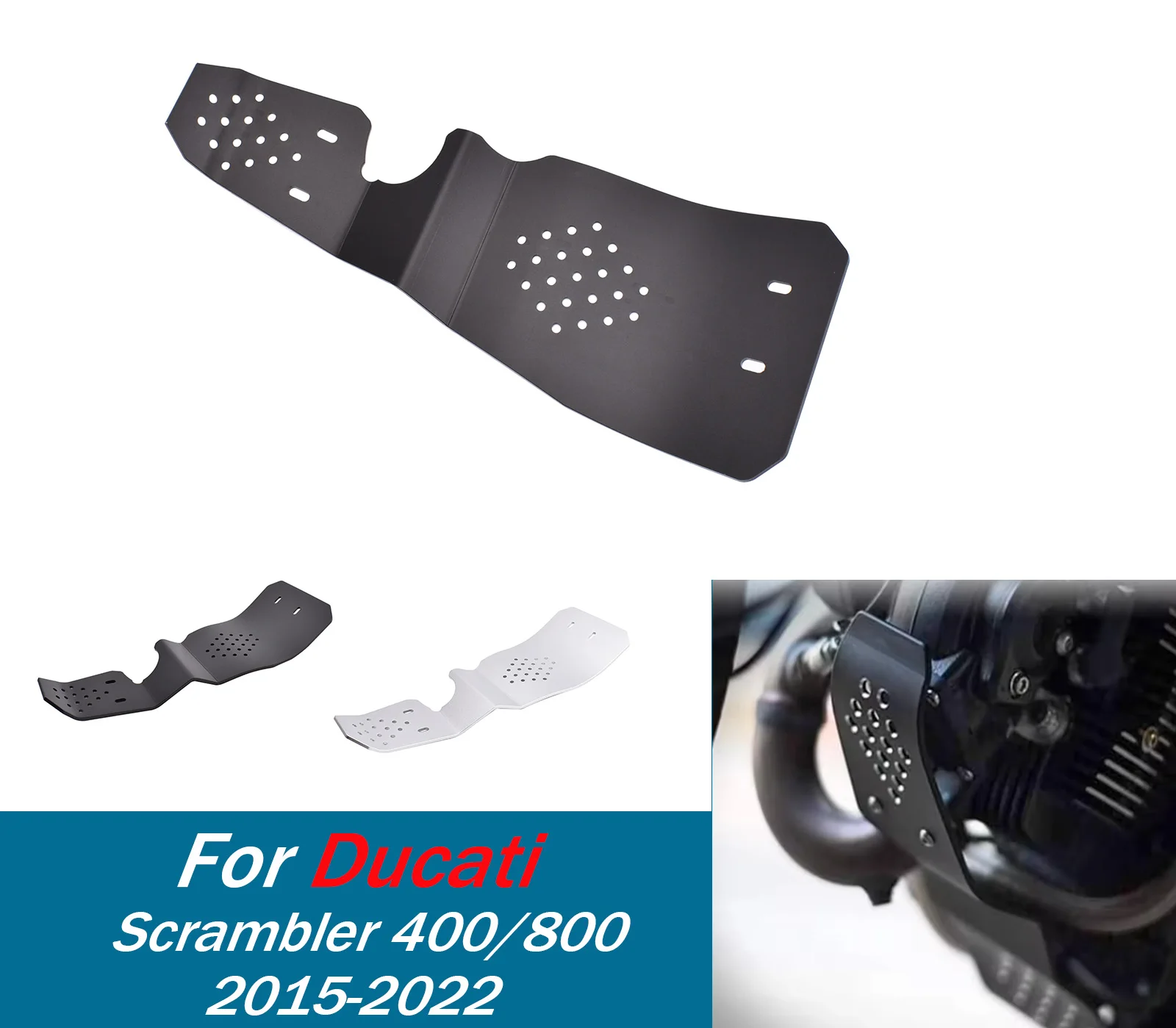 

Motorcycle Engine Guard Cover For Ducati Scrambler 800 Classic 2015 2016 2017 2018 Skid Plate Protection Accessories