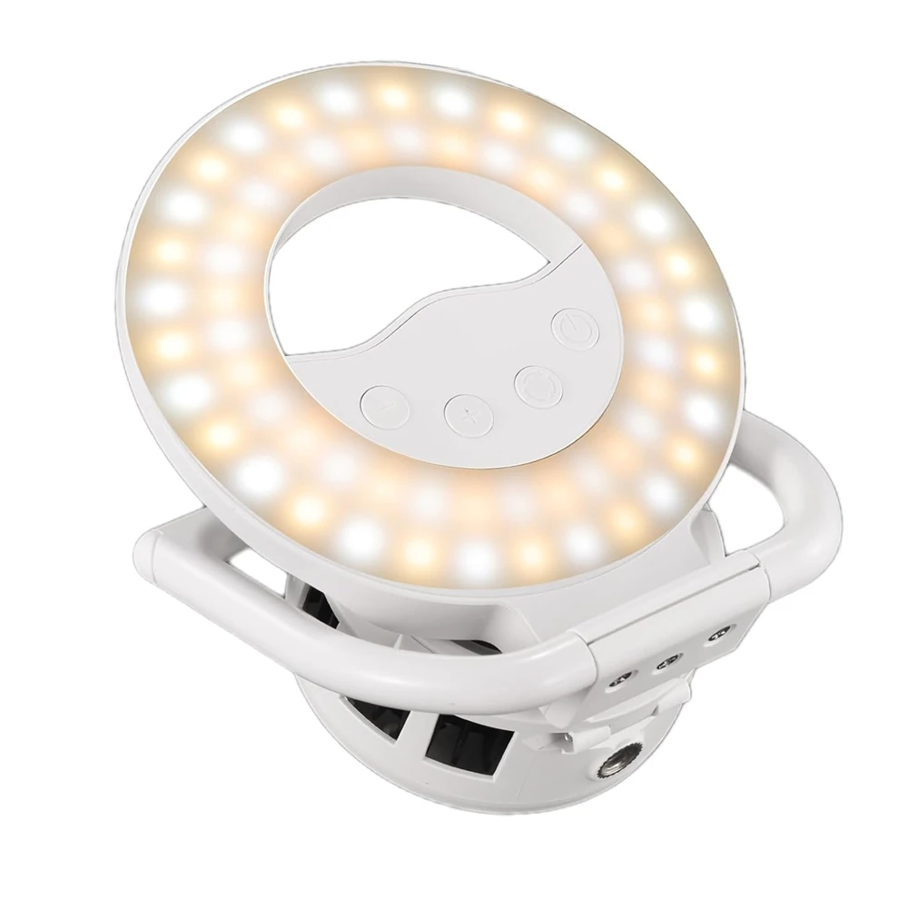 Happy New-  Magnetic Ring Light for Selfies That Also Functions As A Phone Cooler, Suitable for Phones with Functionality.