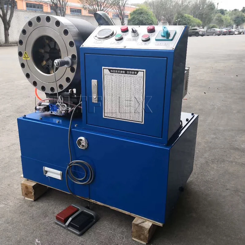 Air Conditioning Hose/Pipe Crimping Machine Side Opening /Side Feeding Hose Crimper price