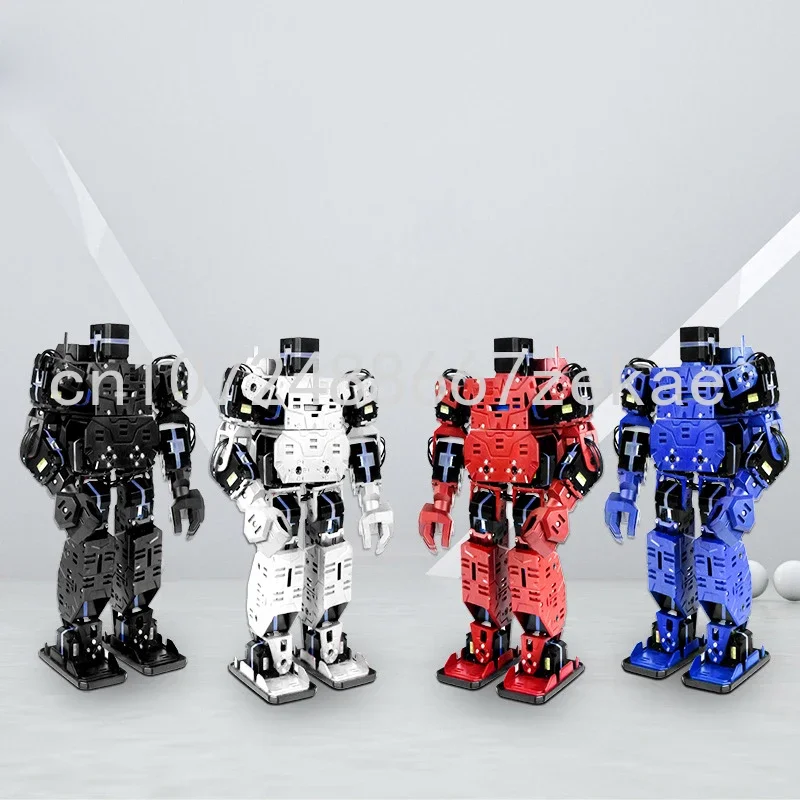 18 degrees of freedom Glowing bionic humanoid robot Bipedal fighting robot dance robot