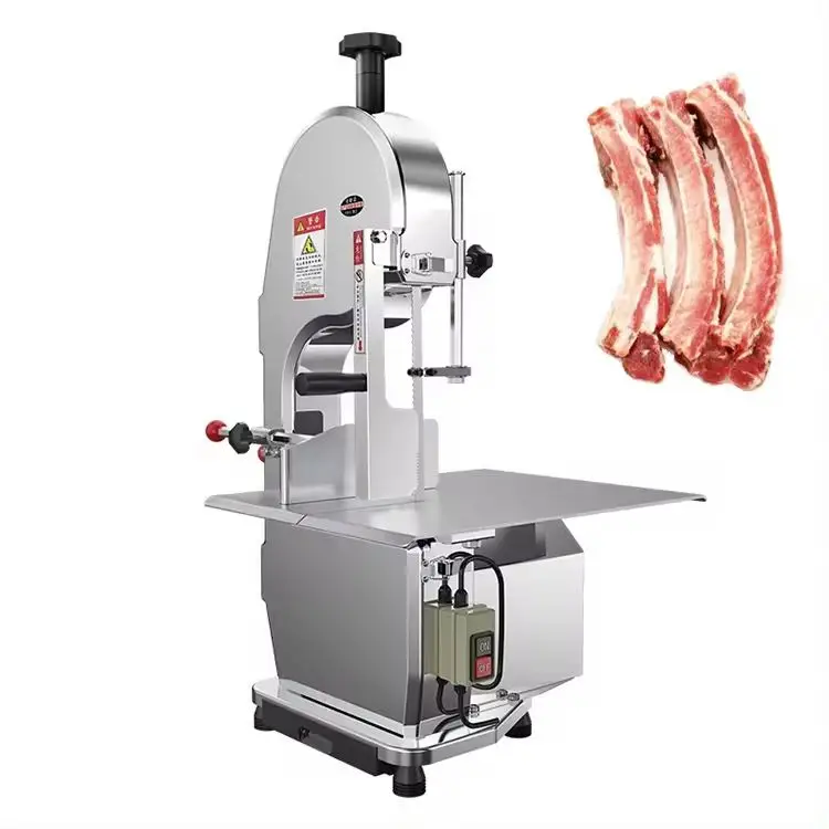 Industrial Commercial Electric Fish Pork Beef Chicken Frozen Lamb Meat Steak Bone Cutter Cutting Machine Saw Bone