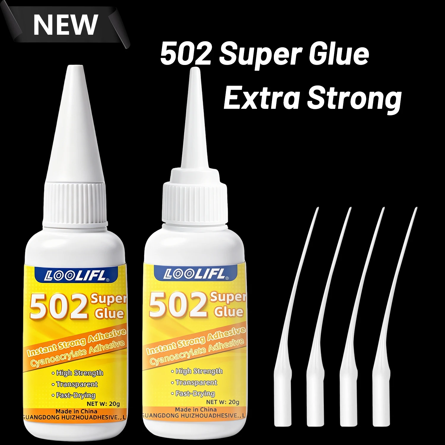 Multi Purpose 502 Super Glue Fast Dry Instant Strong Adhesive Clear For Metal Plastic DIY Wood Daily Household Hardware Repair