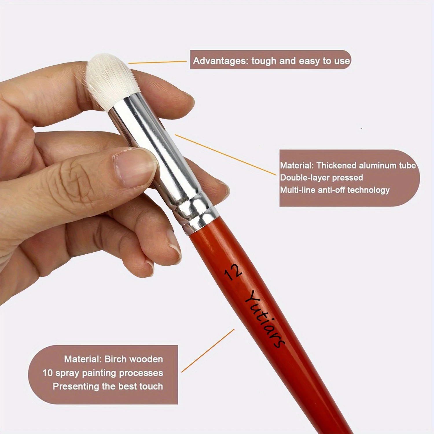 3Pcs Miniature Dry Brush Set-T - Miniature Painting Set recension och pris