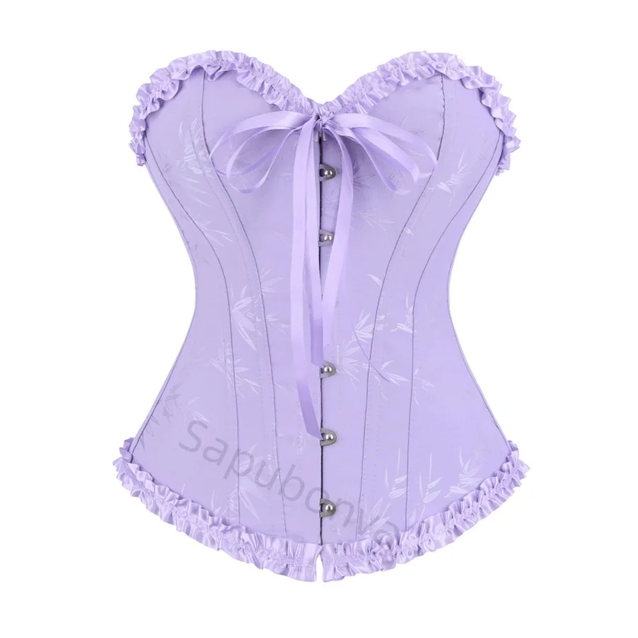 

Корсет для женщин, топ-бюстье, винтажный Ренессанс, на шнуровке, средневековый винтажный Хэллоуин, викторианский сексуальный винтажный цветок, Overbust P