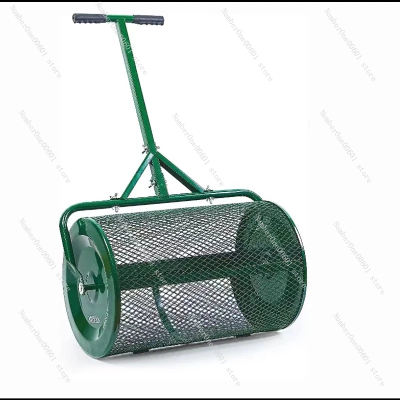 Garden peat moss spreader for lawn manure spreader top soil spreader