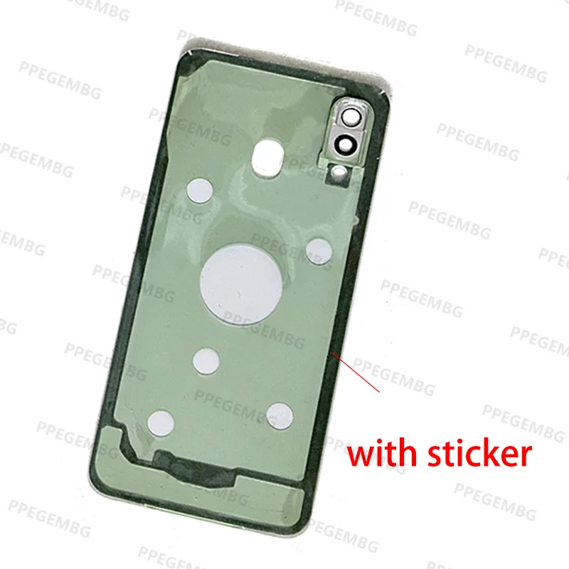 NEW A40 For Samsung Galaxy A40 A405 Back Battery Cover Rear Door Lid Shell chaiss Phone Housing Case Camera Lens Ahesive Sticker