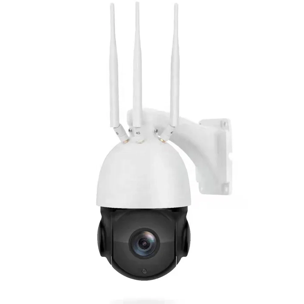 กล้องวงจรปิดรักษาความปลอดภัยกลางแจ้งแบบ PTZ รองรับ 3G 4G พร้อมระบบติดตามมนุษย์ ใช้ซิมการ์ด กล้อง IP ความละเอียด 8MP ซูม 30 เท่า ใช้พลังงานแสงอาทิตย์  ลดราคาพิเศษ