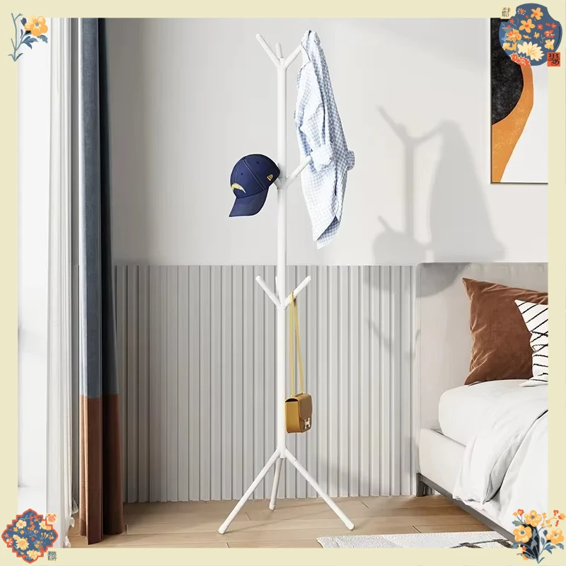 2026 New Tree Branch Floor Standing Coat Rack Multi Hook Freestanding Clothes Stand for Home Living Room Hat Garment Bag Storage