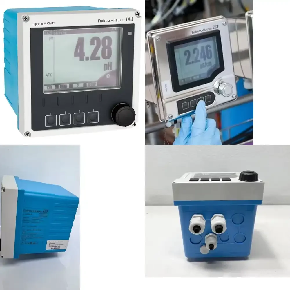 

Endress Hauser Liquiline M CM42 for PH ORP Meter 1 Channel Water Analysis Transmitter for Food Beverages Oil