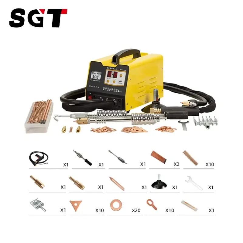220V Spot Welder & Dent Puller, 3KW 3500A Auto Body Dent Repair Kit, 7 Welding Modes, Small Welding Spots, 82pcs Accessories
