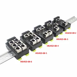 RJ45 Network Port Terminal Block Cable to 8pin 2/3/4/5/6 hole Hub Switch Serial Signal Converter RS232 RS485 RS422