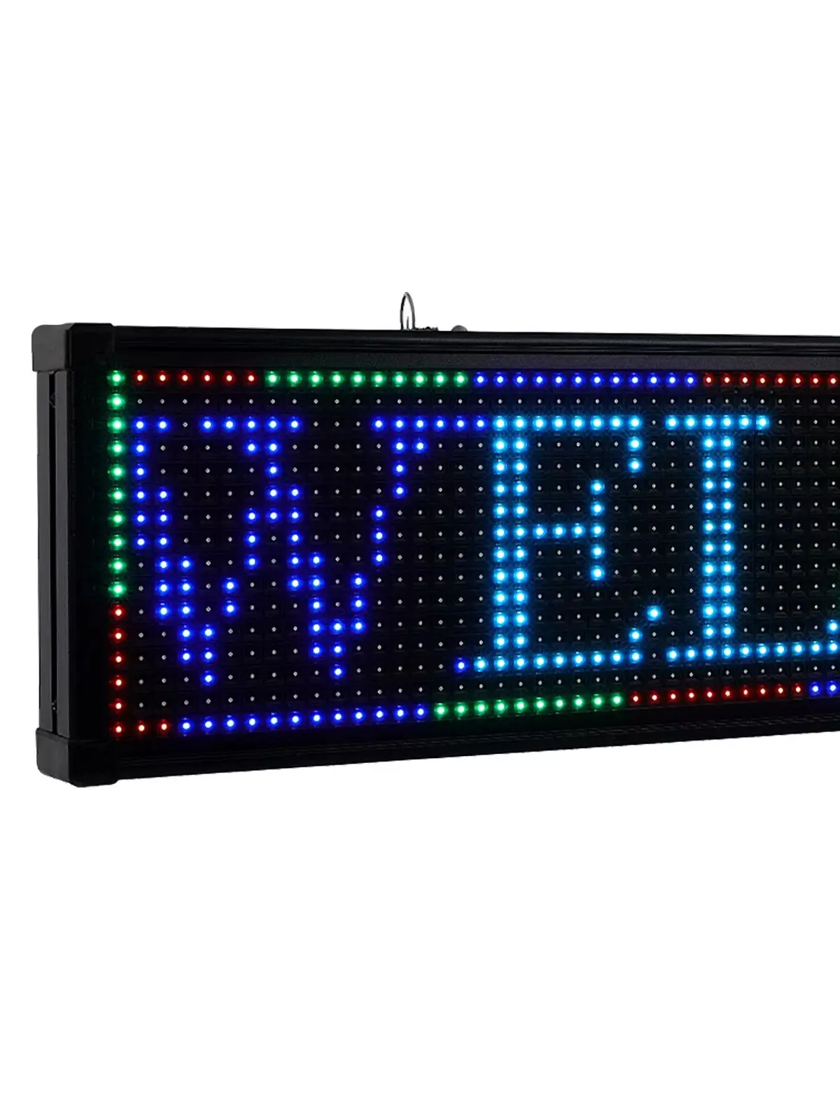 Scrolling LED Sign 40" x 8" 7 Color Led Sign LED Sign Advertising Board