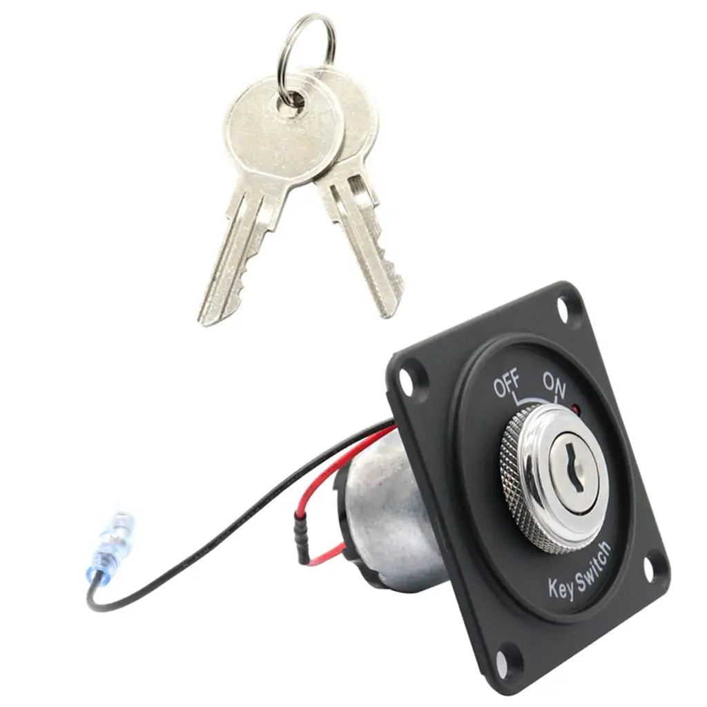 Auto Key Ignition Switch Panel for LED Light Engine Start 2-Position