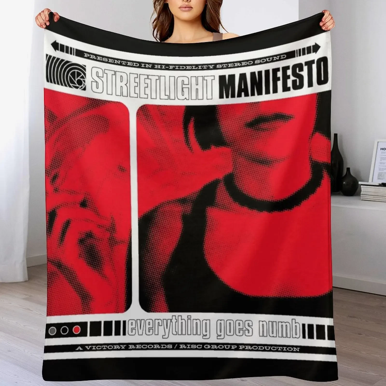 

Streetlight Manifesto everything goes numb Throw Blanket Vintage for winter Blankets