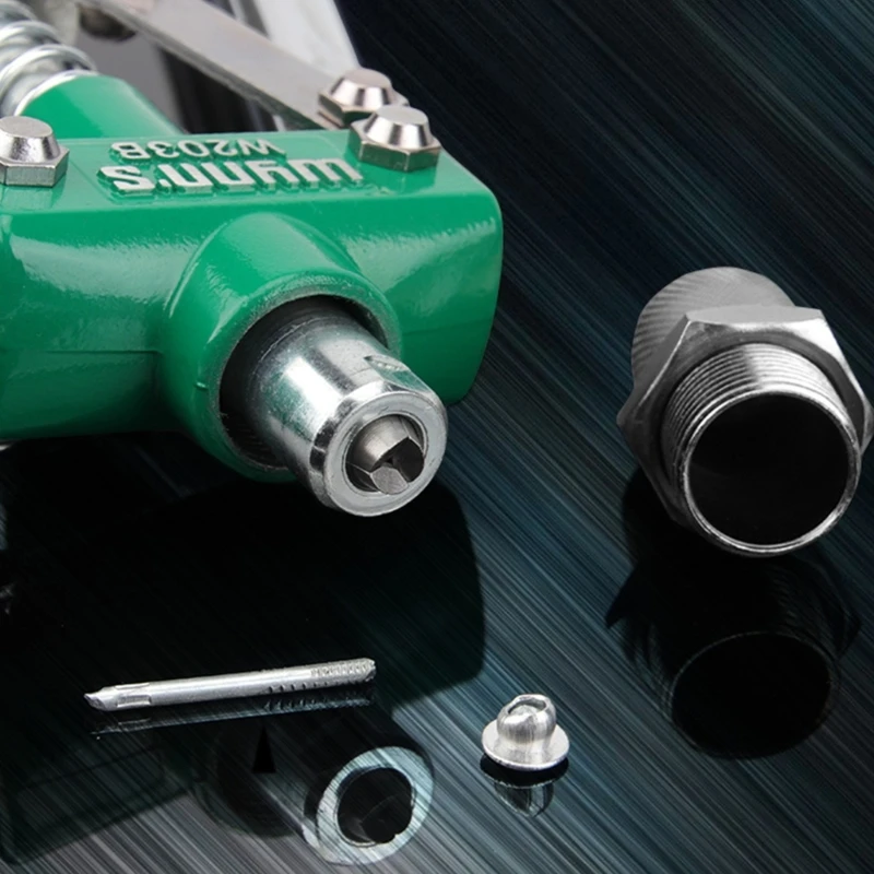 K1KA Riveter Gun Hand Insert Rivet Nut Tool Manual Mandrels Metalworking Repair Tools Pop-Rivets Equipping Hand Blind Riveter