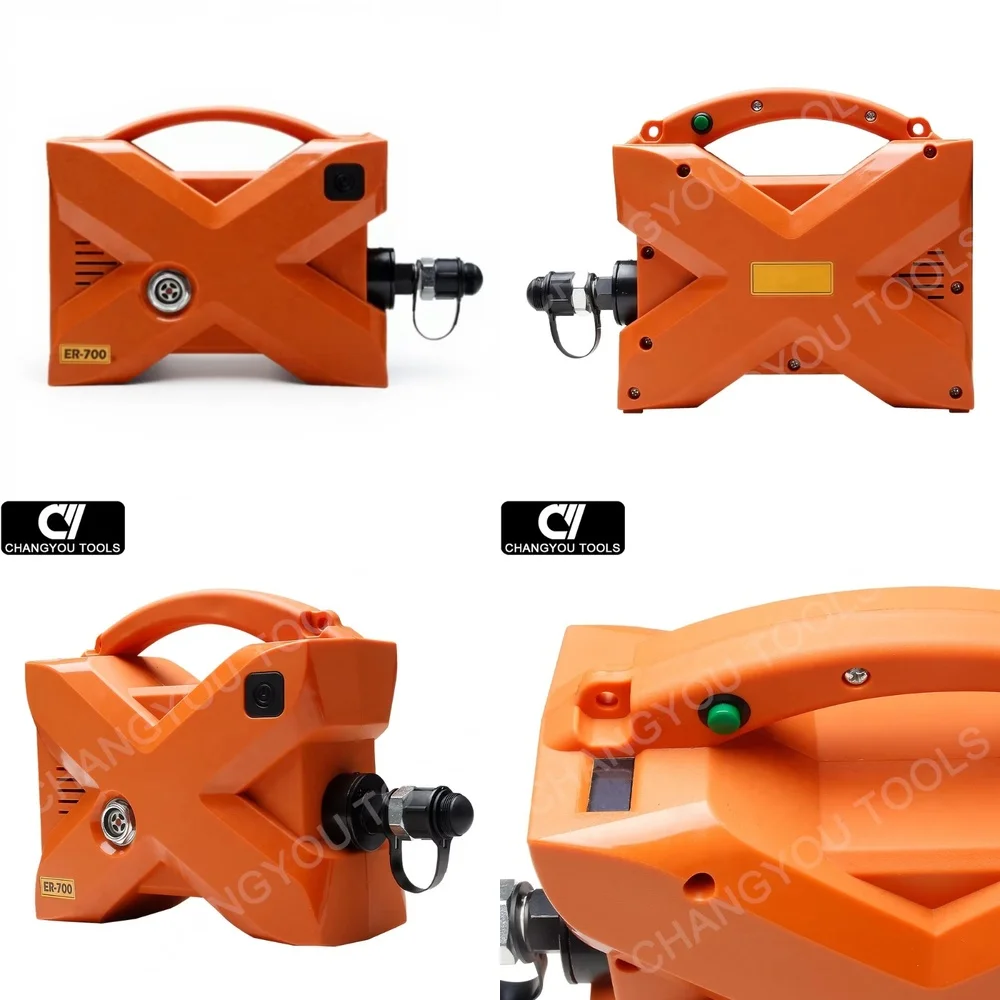 ER-700 for Portable Single Action Hydraulic Pump for DC 220V Battery Power Pack for Hydraulic Tools for Industrial Equipment
