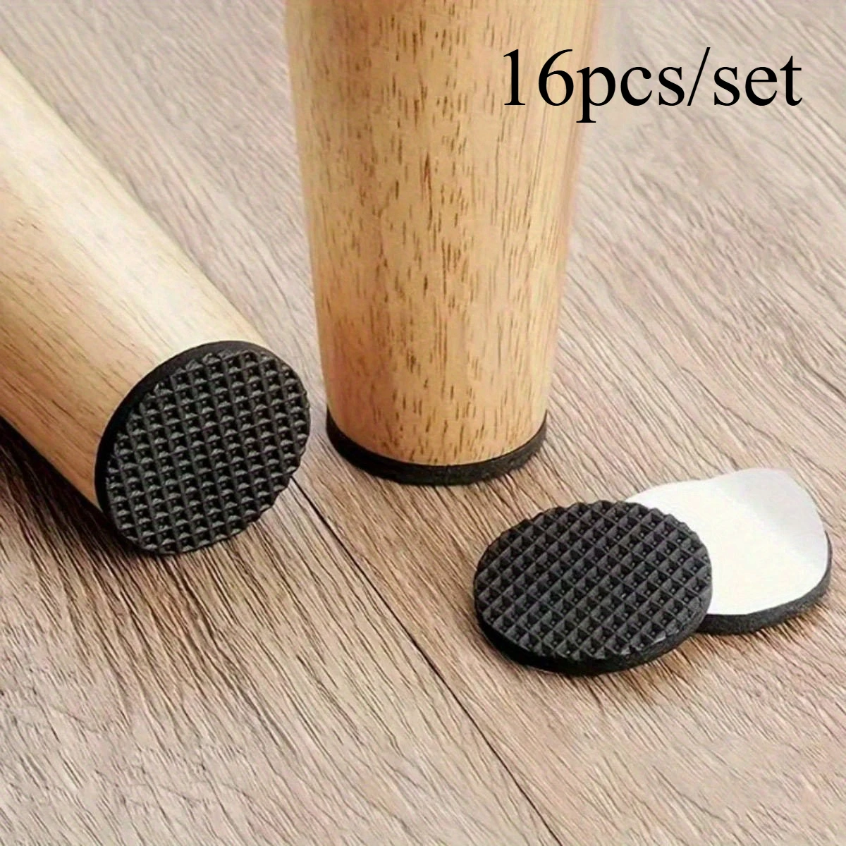1 set of circular foot mats, table and chair mats, sofa legs with silent, wear-resistant, anti slip and anti-collision stickers