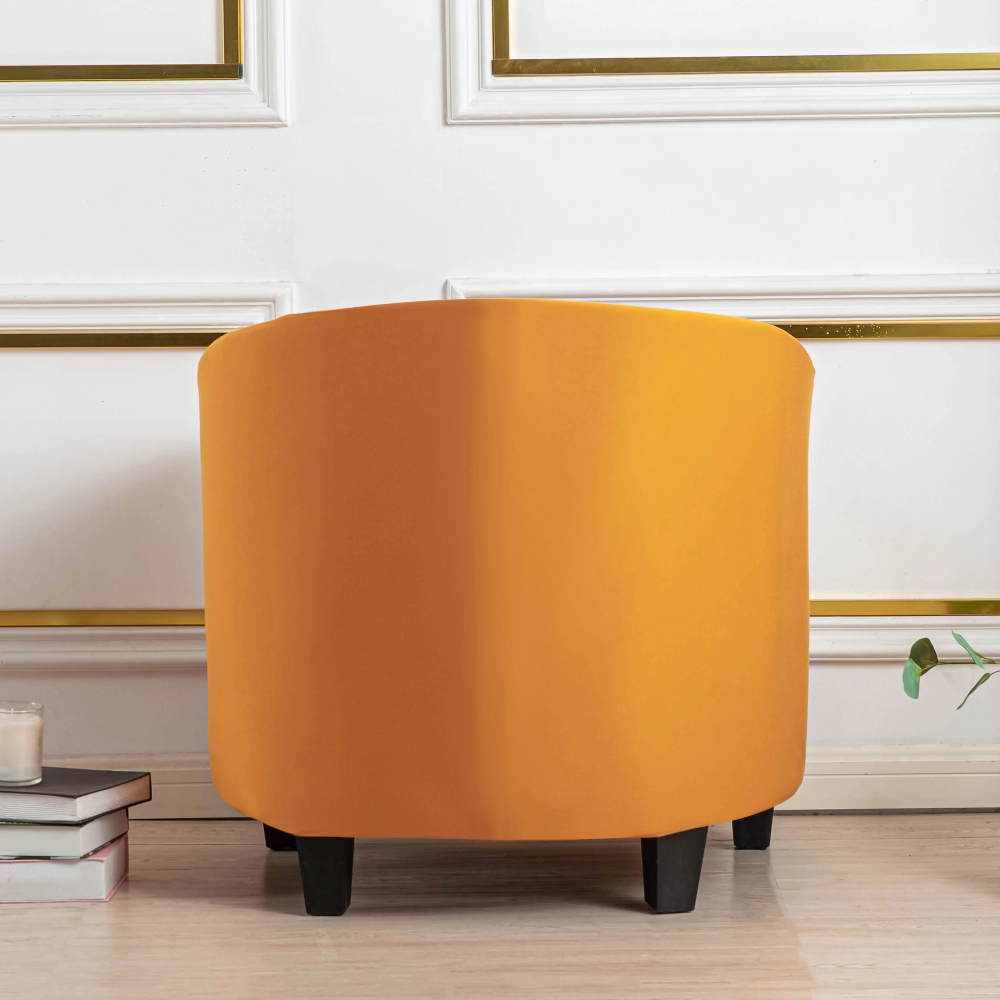 Stretch Sofa Cover European-Style Single Sofa Cover All-Inclusive Solid-Color Sofa Chair Cover for Hotel Rooms