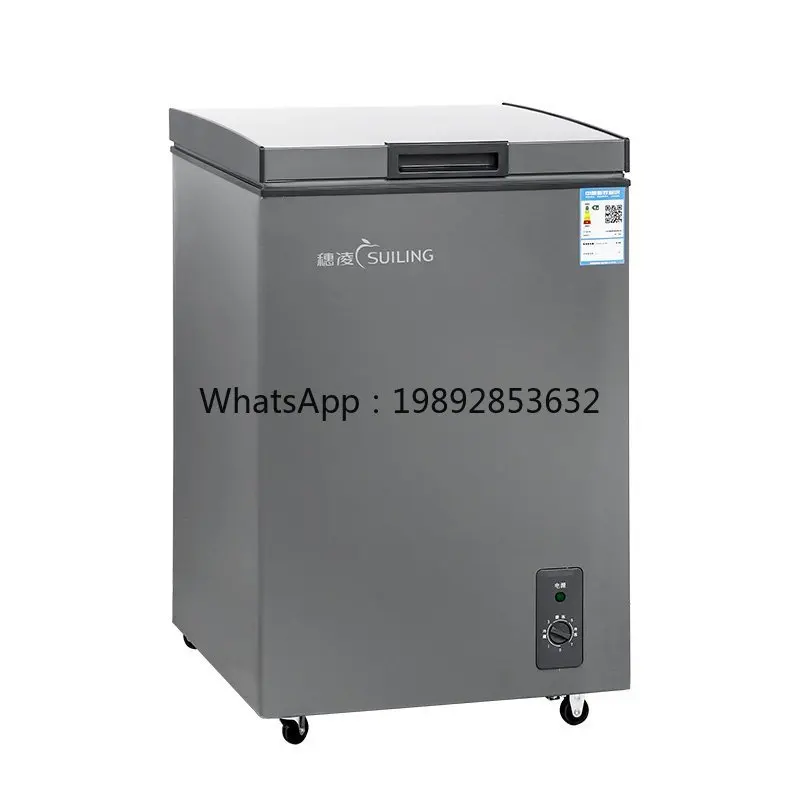 فريزر ZZ منزلي صغير 100/200/300 لتر ثلاجة أفقية موفرة للطاقة فريزر مبرد لحفظ الطازجة