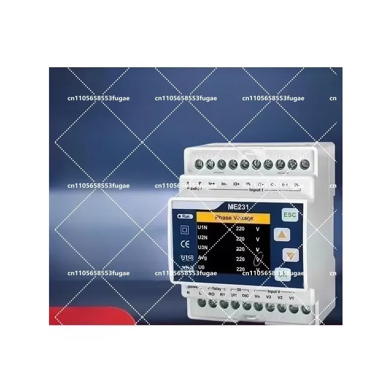 ME231 Non-Dismantling Installation Three-Phase Rail Multi-Functional Meter for Roche Coil Meter
