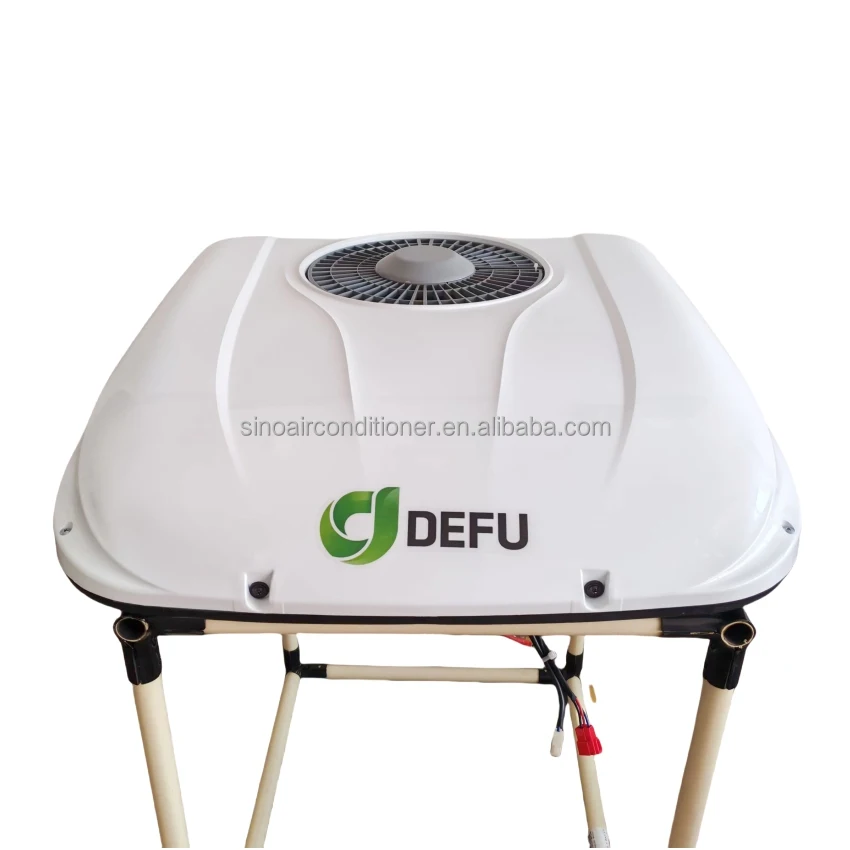 العالمي جرار العربة على السطح نظام التيار المتناوب تيار مستمر 24 فولت 12 فولت وقوف السيارات 12 فولت مكيف الهواء للشاحنات #1