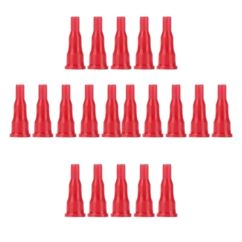 Q39E 20Pcs Butanes Cassette Gas Tanks Adapter Gas Converter Reusable Butanes Nozzle Adapter Universals Gas Refill Head